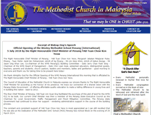 Tablet Screenshot of methodistchurch.org.my